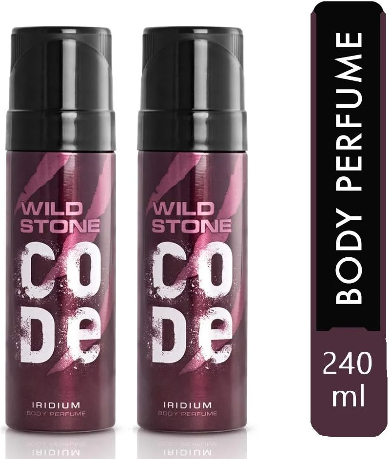 عطر بدن مردانه وایلد استون کد ایریدیوم (بسته 2 عددی، هر کدام 120 میلی لیتر)