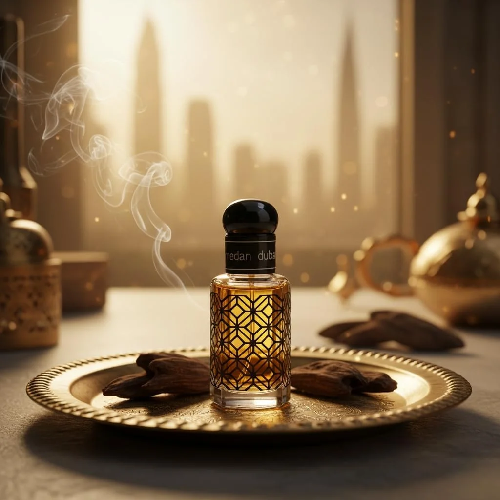 میدان دبی تاپ - روغن عطر خالص آغشته به مشک اسپانیایی ممتاز (1 توله / 12 گرم) عطر ميدان دبي توب – زيت عطري نقي ممزوج بالمسك الإسباني الفاخر