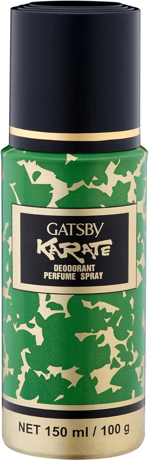 اسپری عطر دئودورانت گتسبی کاراته | از رایحه ملایم و دلپذیر در تمام طول روز لذت ببرید | 150 میلی لیتر