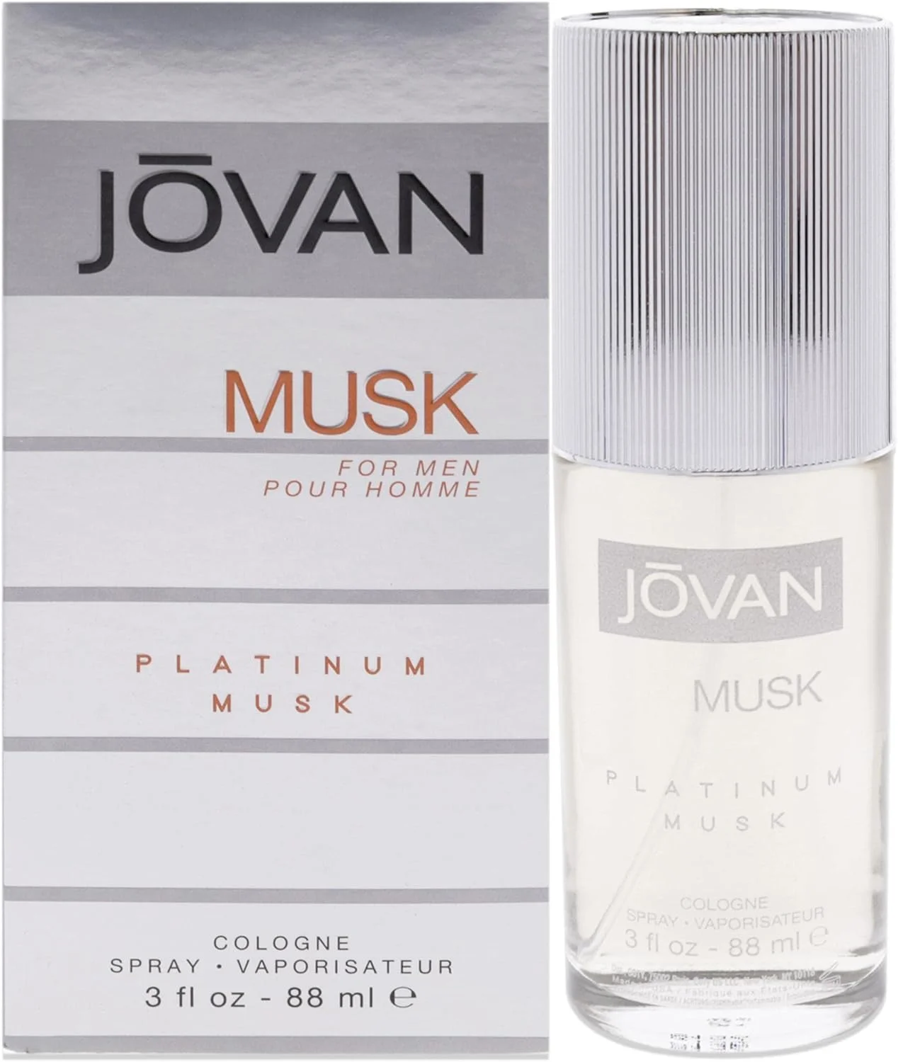 ادکلن مردانه جووان پلاتینیوم مشک، 88 میلی لیتر