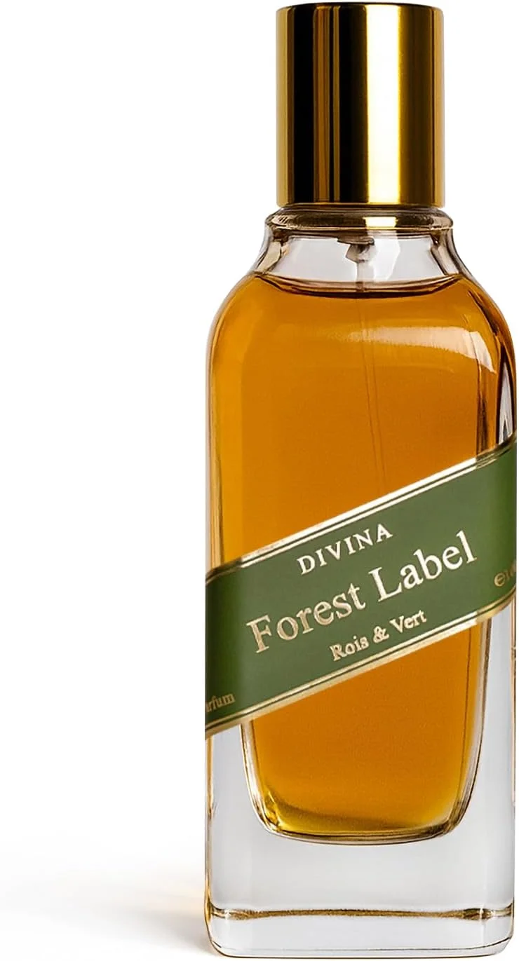 ادو پرفیوم زنانه Forest Label حجم 100 میلی لیتر | عطر ماندگار برای زنان | عطر لوکس عربی با رایحه وانیل، کهربا و گل های سفید | رایحه شیرین و تازه و شیک از Divina Perfumes