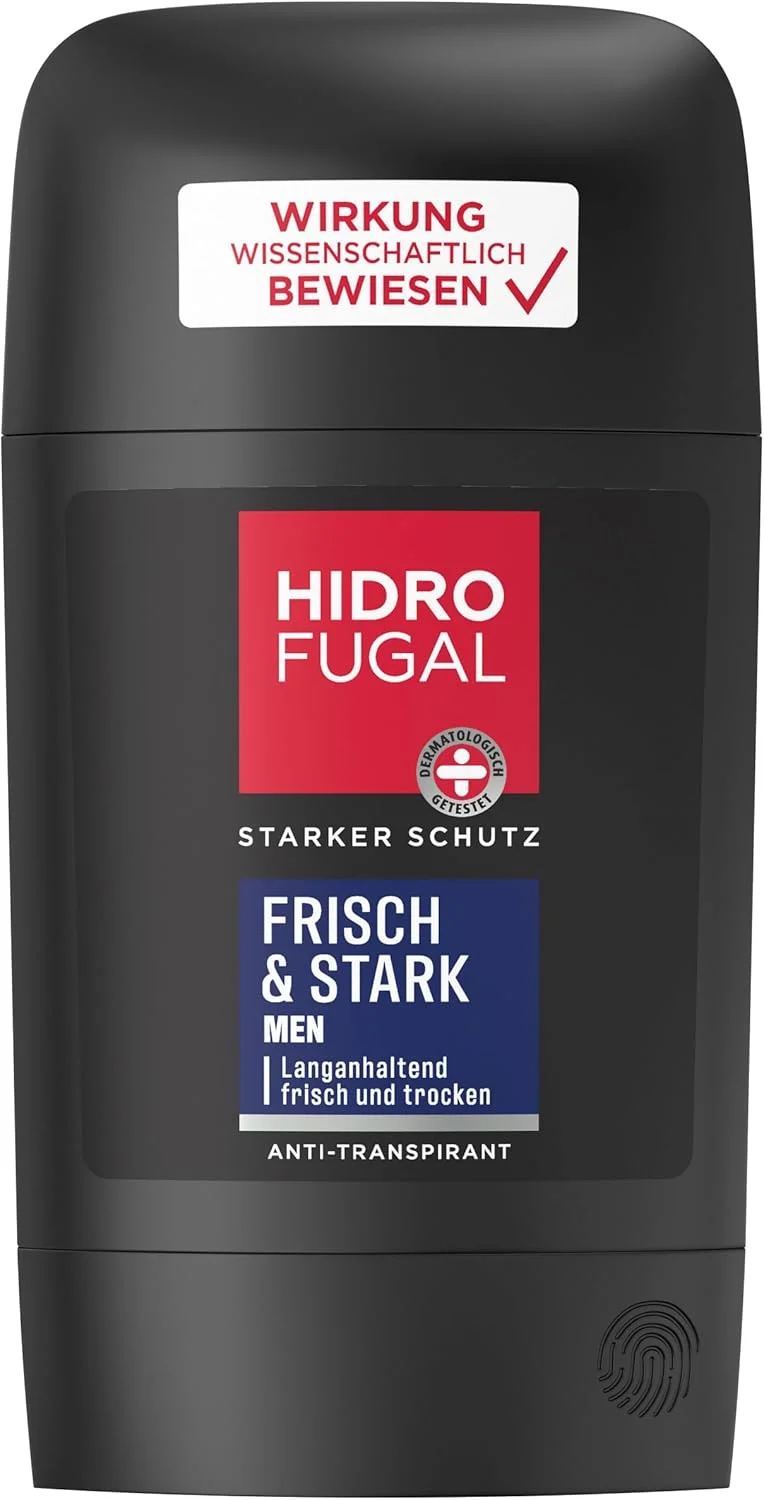 استیک هیدروفوگال مردانه فرش اند استارک، محافظت قوی در برابر تعریق با رایحه طراوت بخش، دئودورانت سریع خشک شونده برای مردان بدون اتیل الکل (50 میلی لیتر)