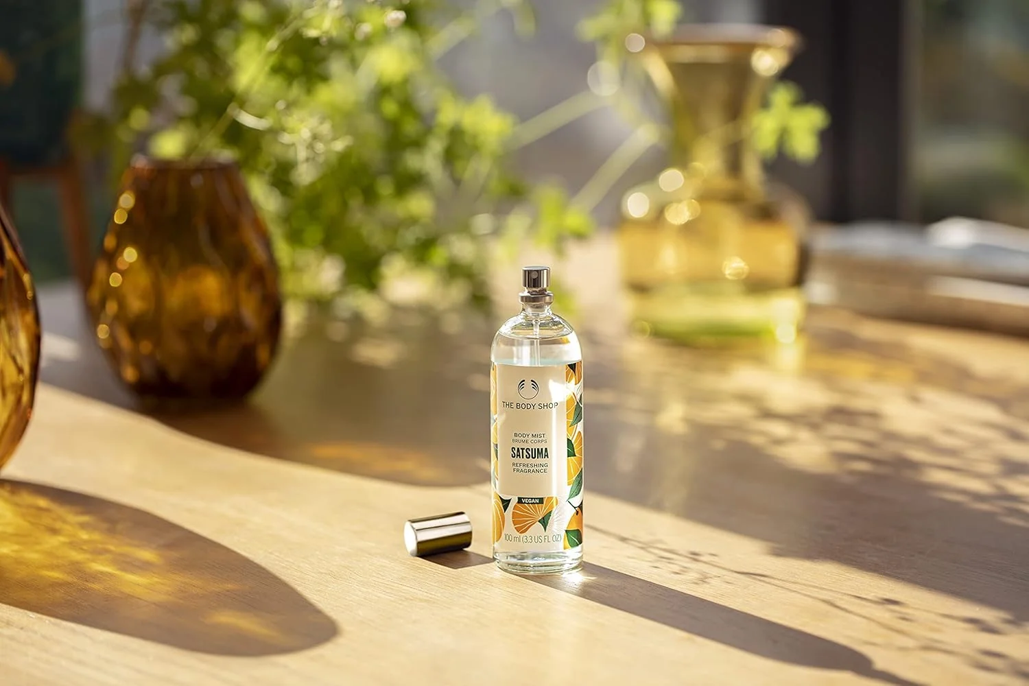 اسپری بدن ساتسوما بادی شاپ، اسپری بدن بدون پارابن، 100 میلی لیتر