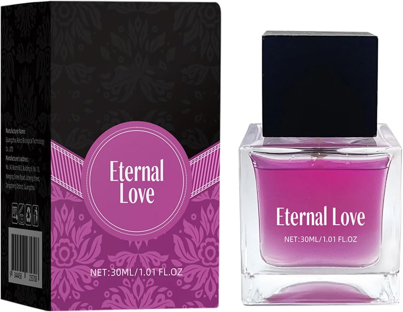 اسپری خوشبو کننده 30 میلی لیتری عشق جاودان - بدون الکل، ماندگاری طولانی با رایحه چوب صندل و گورمند، رایحه ای سبک و تازه، ایده آل برای استفاده روزانه و مناسبت های خاص، 30 میلی لیتر