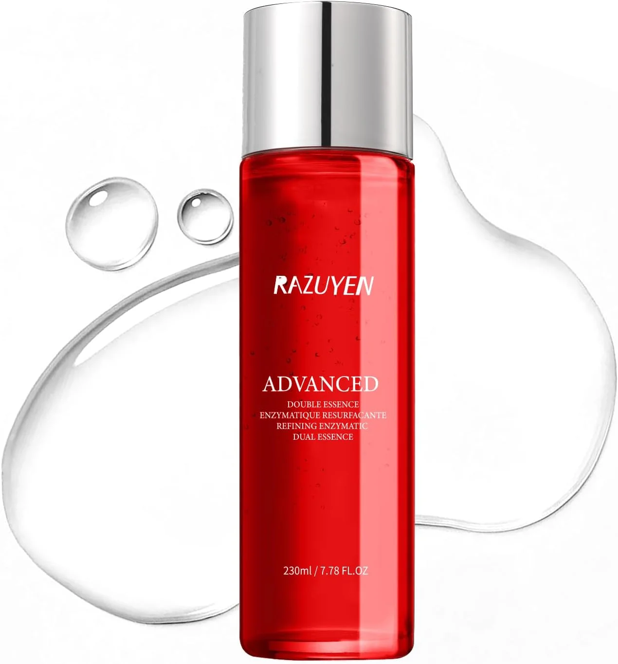 تونر لایه بردار صورت، تونر صورت AHA/BHA ضد جوش، کاهش دهنده منافذ، مرطوب کننده، تونر ملایم لایه بردار صورت برای پوست چرب، بدون عطر، 230 میلی لیتر