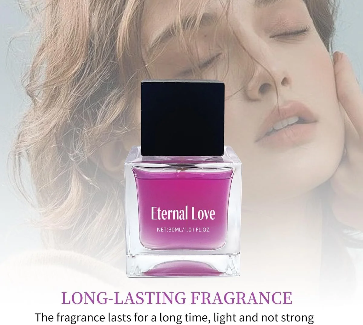 اسپری خوشبو کننده 30 میلی لیتری عشق جاودان - بدون الکل، ماندگاری طولانی با رایحه چوب صندل و گورمند، رایحه ای سبک و تازه، ایده آل برای استفاده روزانه و مناسبت های خاص، 30 میلی لیتر