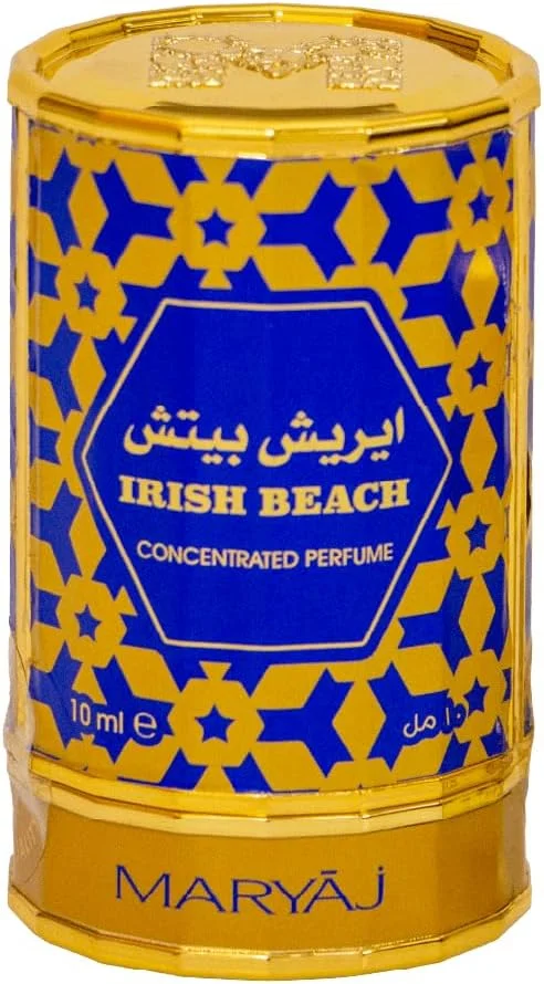 روغن عطر غلیظ مریارج آیریش بیچ، یونیسکس، بدون الکل، 10 میلی لیتر، عطر ممتاز، رایحه ماندگار