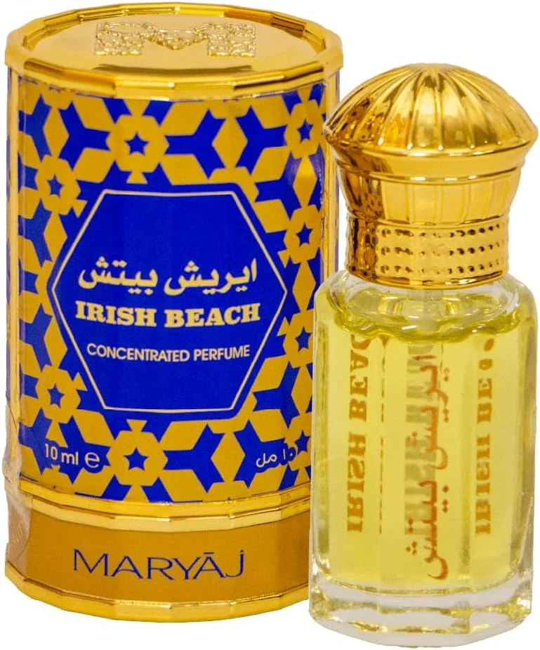روغن عطر غلیظ مریارج آیریش بیچ، یونیسکس، بدون الکل، 10 میلی لیتر، عطر ممتاز، رایحه ماندگار