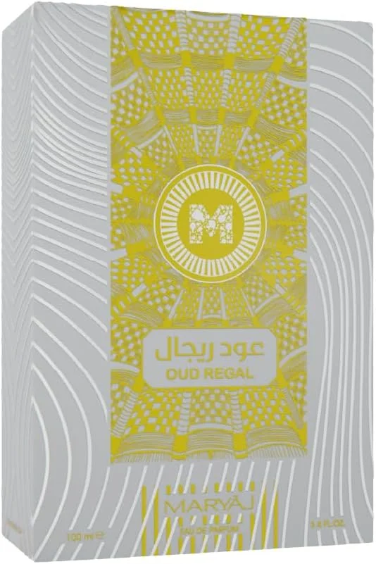 ادکلن مریاج عود ریگال اورینتال، унисекс، مایع، ۱۰۰ میلی لیتر، چوبی مشک‌دار چرمی، ترنج فلفل صورتی، ماندگاری طولانی