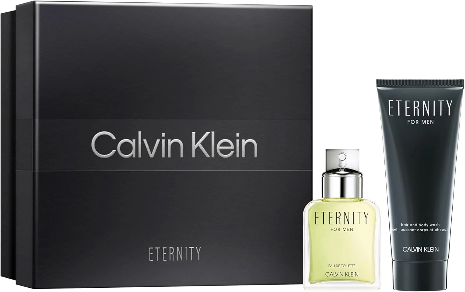 ست هدیه ادو تویلت مردانه کالوین کلین اترنیتی و ژل دوش