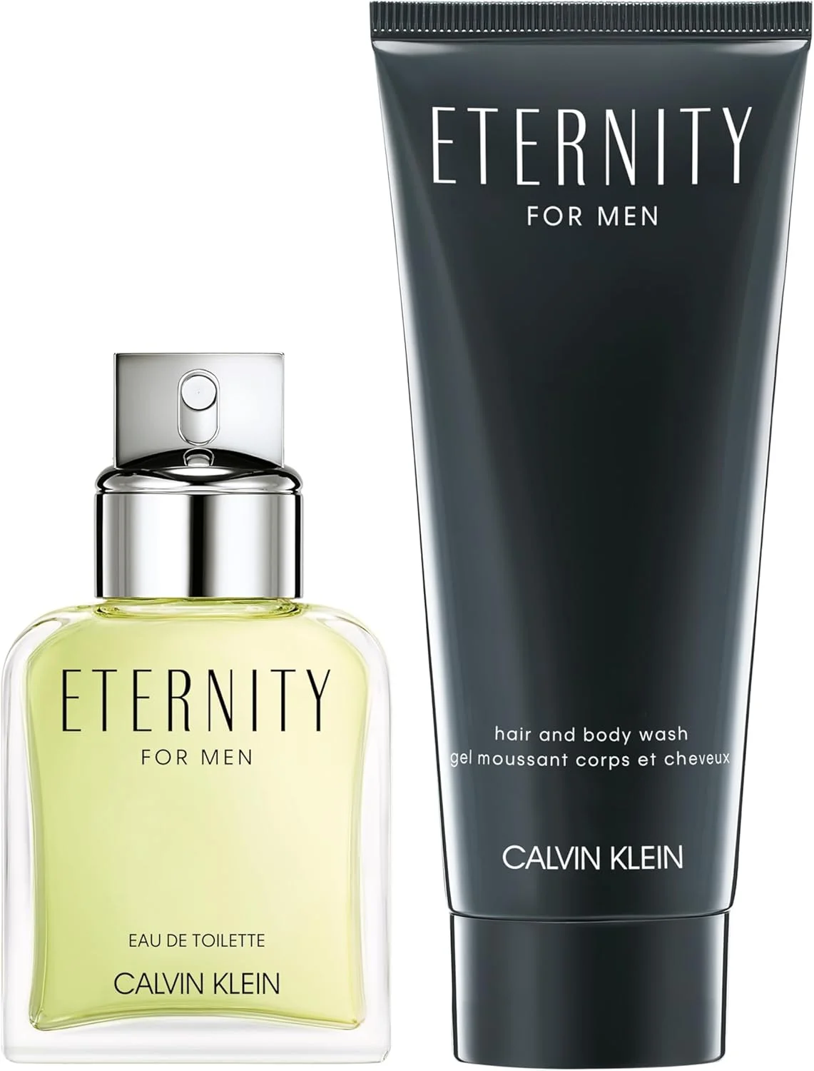 ست هدیه ادو تویلت مردانه کالوین کلین اترنیتی و ژل دوش