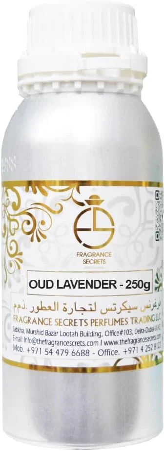 روغن عطر – الهام گرفته از عود لوندر | روغن عطر غلیظ چوبی گلی بدون الکل، ماندگاری طولانی، مناسب برای آقایان و بانوان (100 گرم، 250 گرم، 500 گرم، 1 کیلوگرم) (500 گرم)