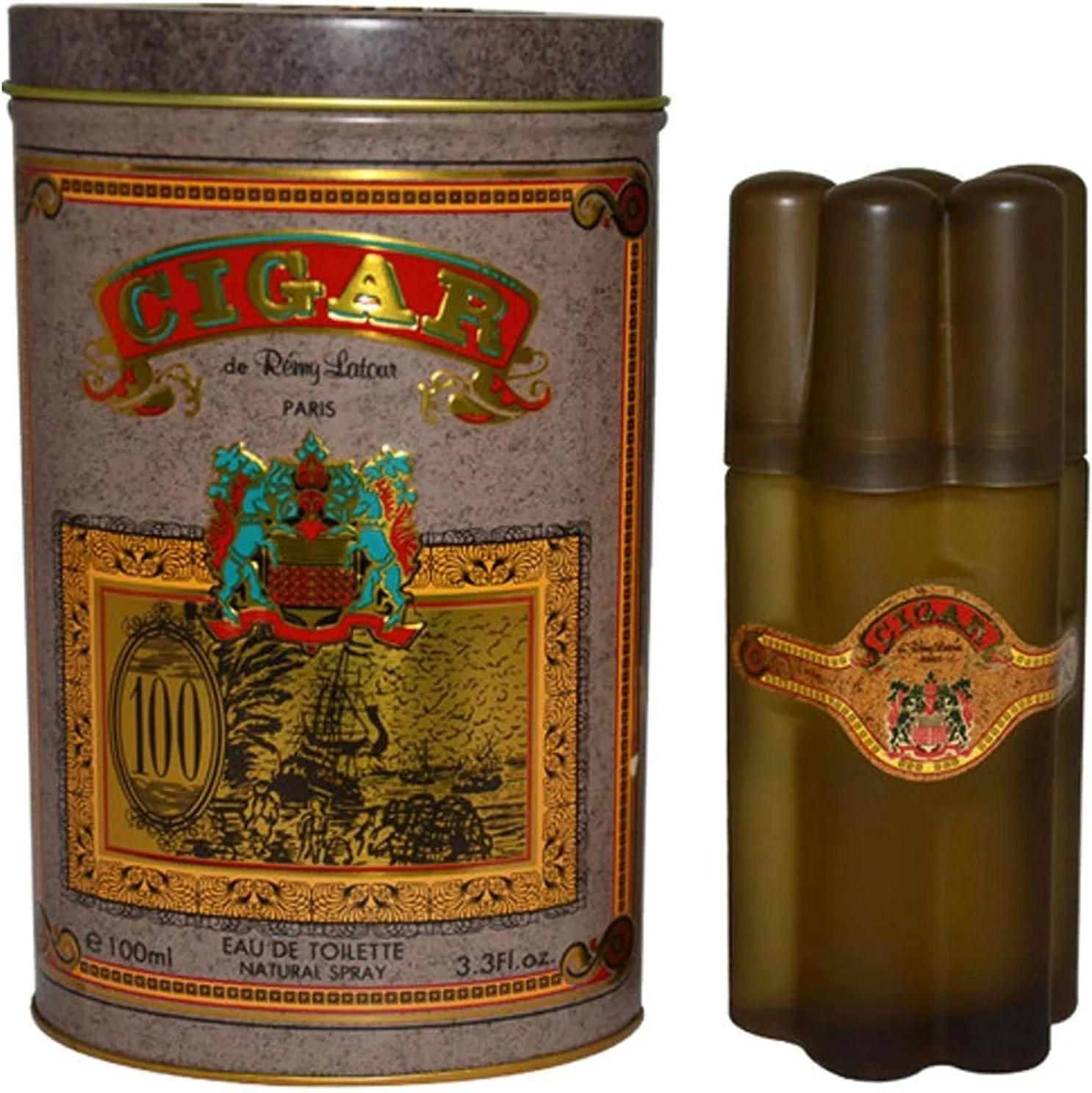 ست هدیه رمی لاتور سیگار 3x100 میلی لیتر مردانه (قهوه ای + بلک عود + بلک وود)