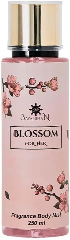 بادی میست زنانه با رایحه شکوفه بایانیان، 250 میلی لیتر، رایحه شیرین گلی میوه ای با نت های سیب، هلو، یاس، رز و وانیل، مناسب استفاده روزانه