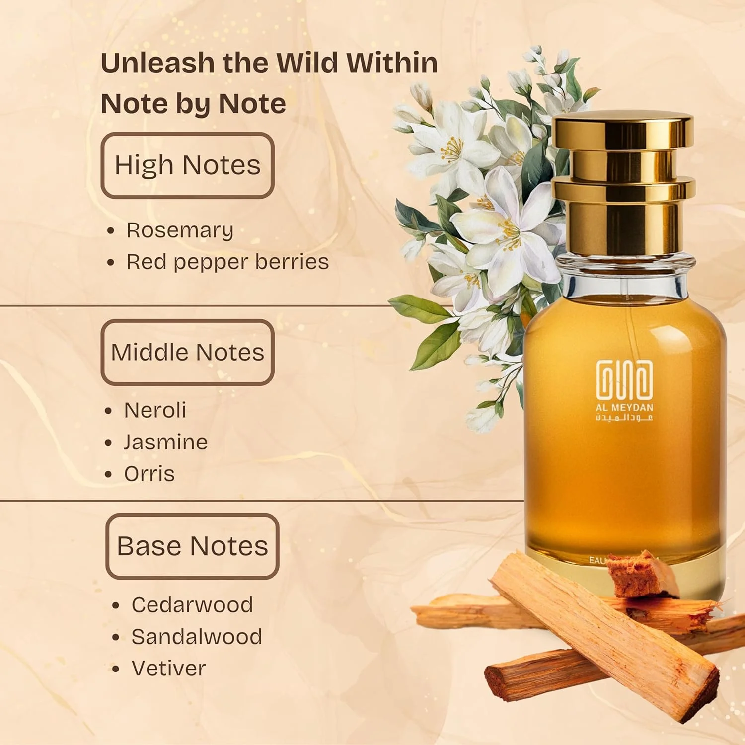 عطر روغنی مردانه – الهام گرفته از رفلکشن من – بدون الکل، رایحه گلی چوبی ماندگار با چوب صندل و مشک – رایحه ای شیک و خاص برای استفاده روزانه (100 میلی لیتر)