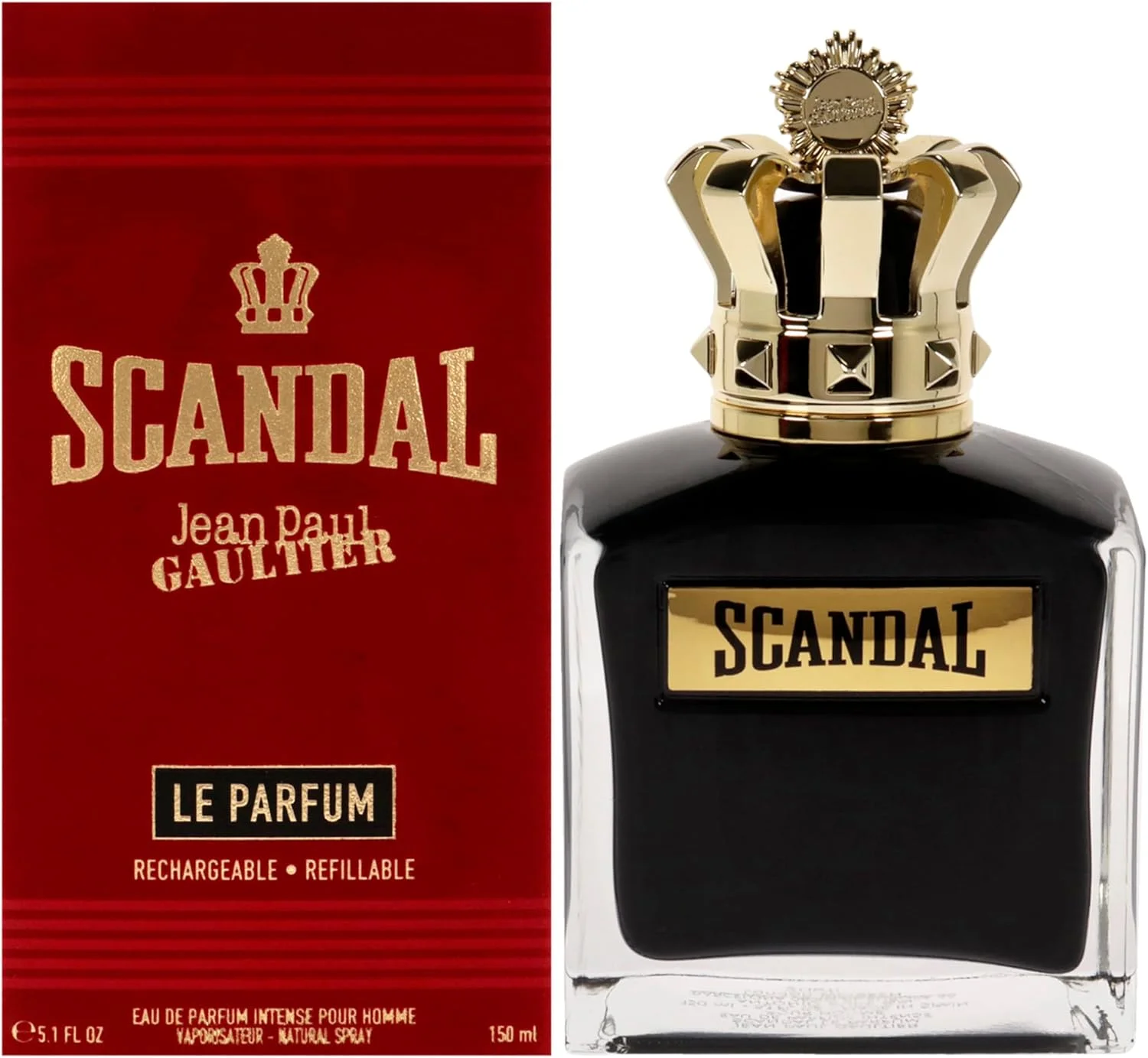 ادکلن مردانه ژان پل گوتیه Scandal Le Parfum EDP Intense Spray (قابل شارژ) 150 میل