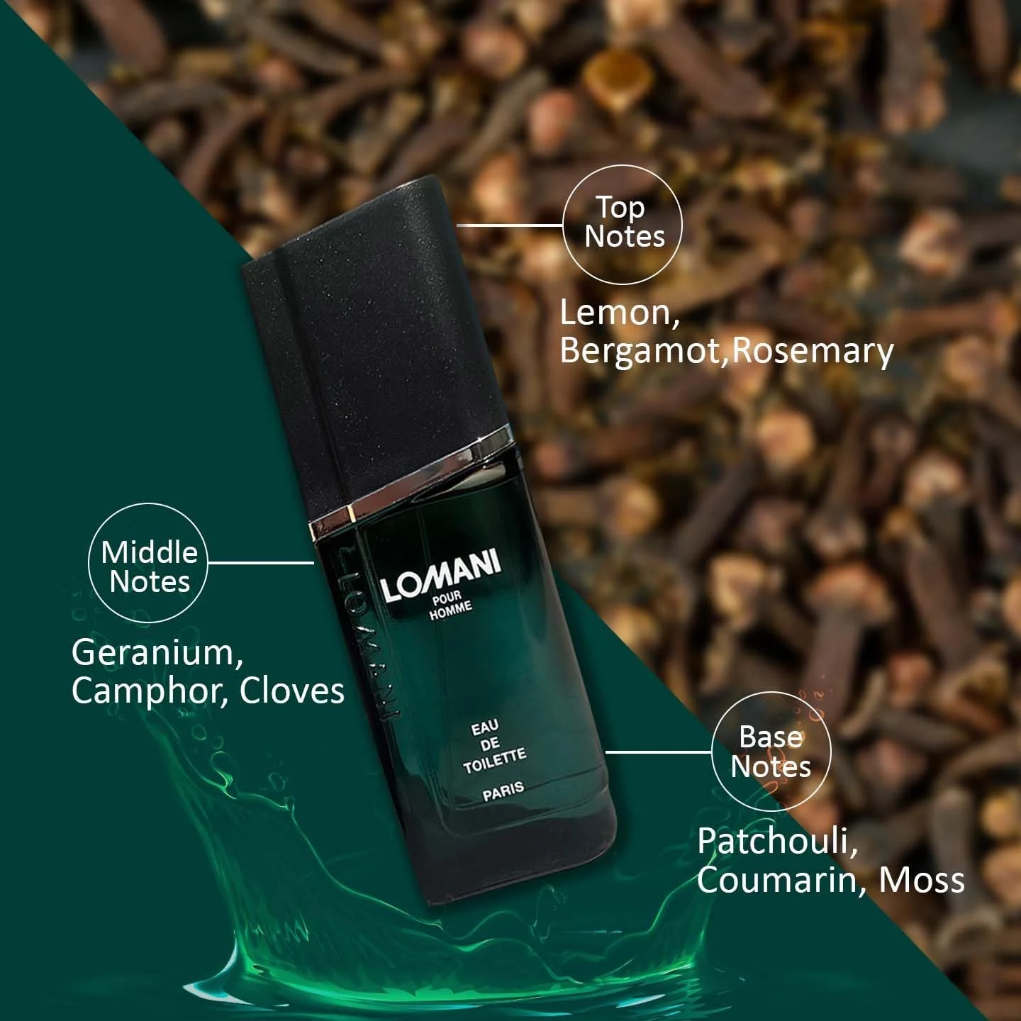 ادکلن مردانه لومانی بای لومانی - 100 میل ادو تویلت اسپری