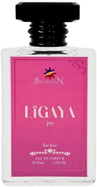 ادو پرفیوم زنانه Bayanihan Ligaya Joy، رایحه گلی تازه با نت های رز، گل صد تومانی، بنفشه، مشک و چوب صندل، 50 میلی لیتر