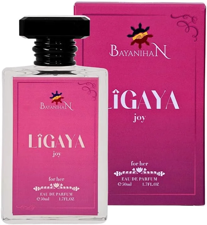 ادو پرفیوم زنانه Bayanihan Ligaya Joy، رایحه گلی تازه با نت های رز، گل صد تومانی، بنفشه، مشک و چوب صندل، 50 میلی لیتر