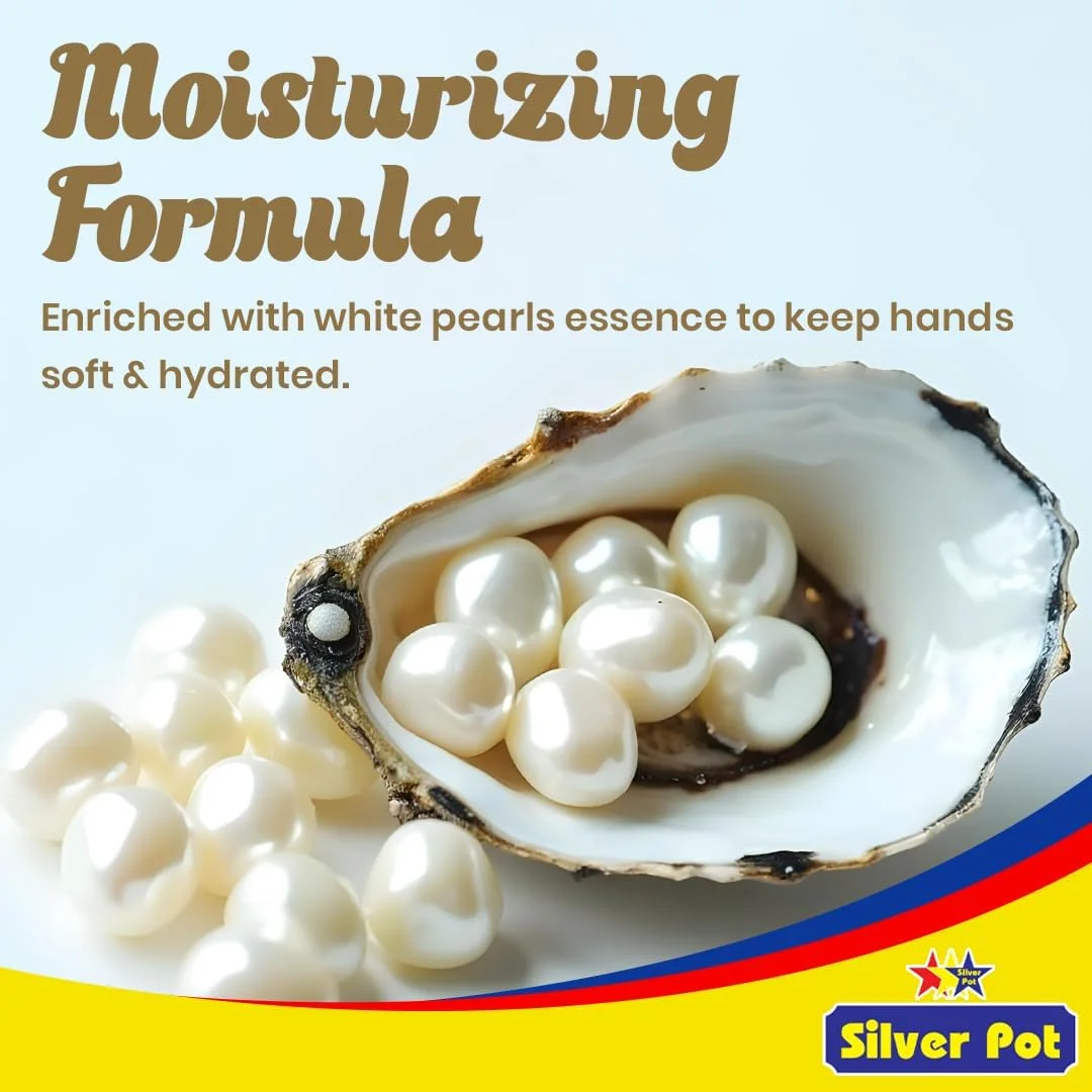 مایع دستشویی مروارید سفید - 400 میلی لیتر - رایحه مروارید سفید، فرمول ملایم آبرسان و محافظت موثر در برابر میکروب برای استفاده روزانه