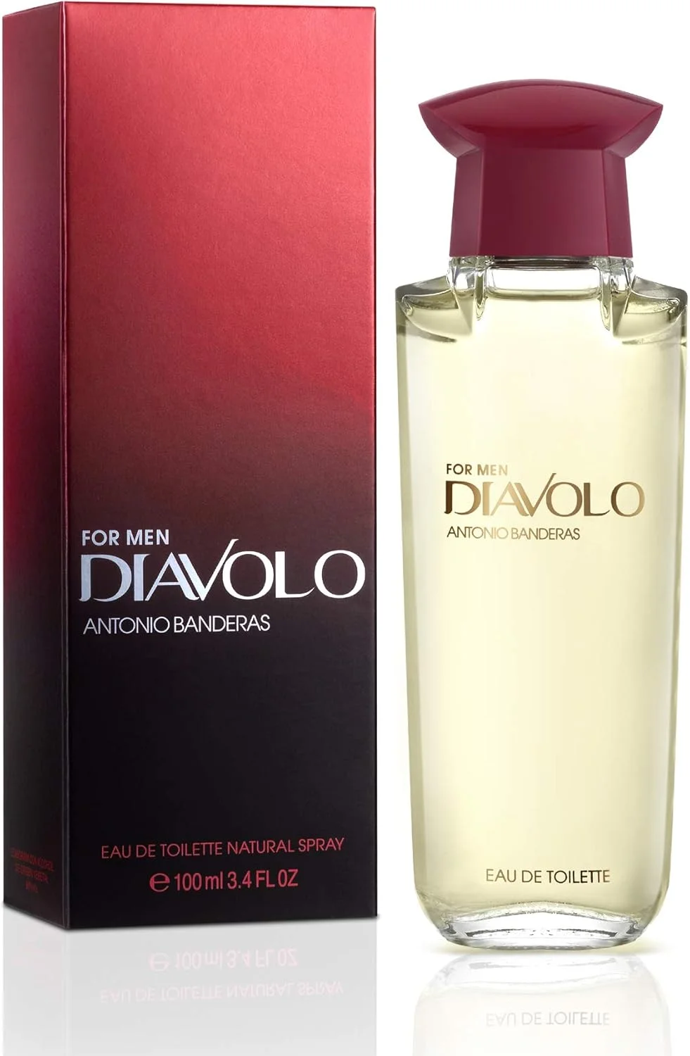 ادکلن مردانه آنتونیو باندراس - Diavolo Eau de Toilette - ماندگاری طولانی - رایحه ای زنانه، جذاب و رمانتیک - نت های میوه ای، گلی و وانیلی - ایده آل برای استفاده روزانه - 100 میلی لیتر