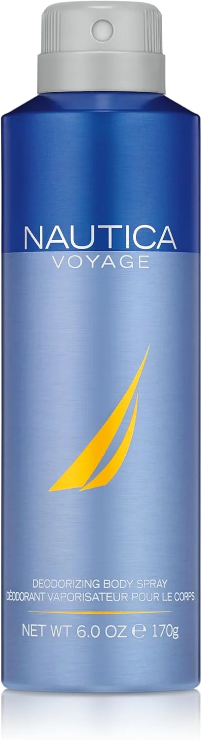 اسپری بدن مردانه ناتیکا وویج با رایحه سیب، چوب سدر و گل ابریشم، 177 میلی لیتر