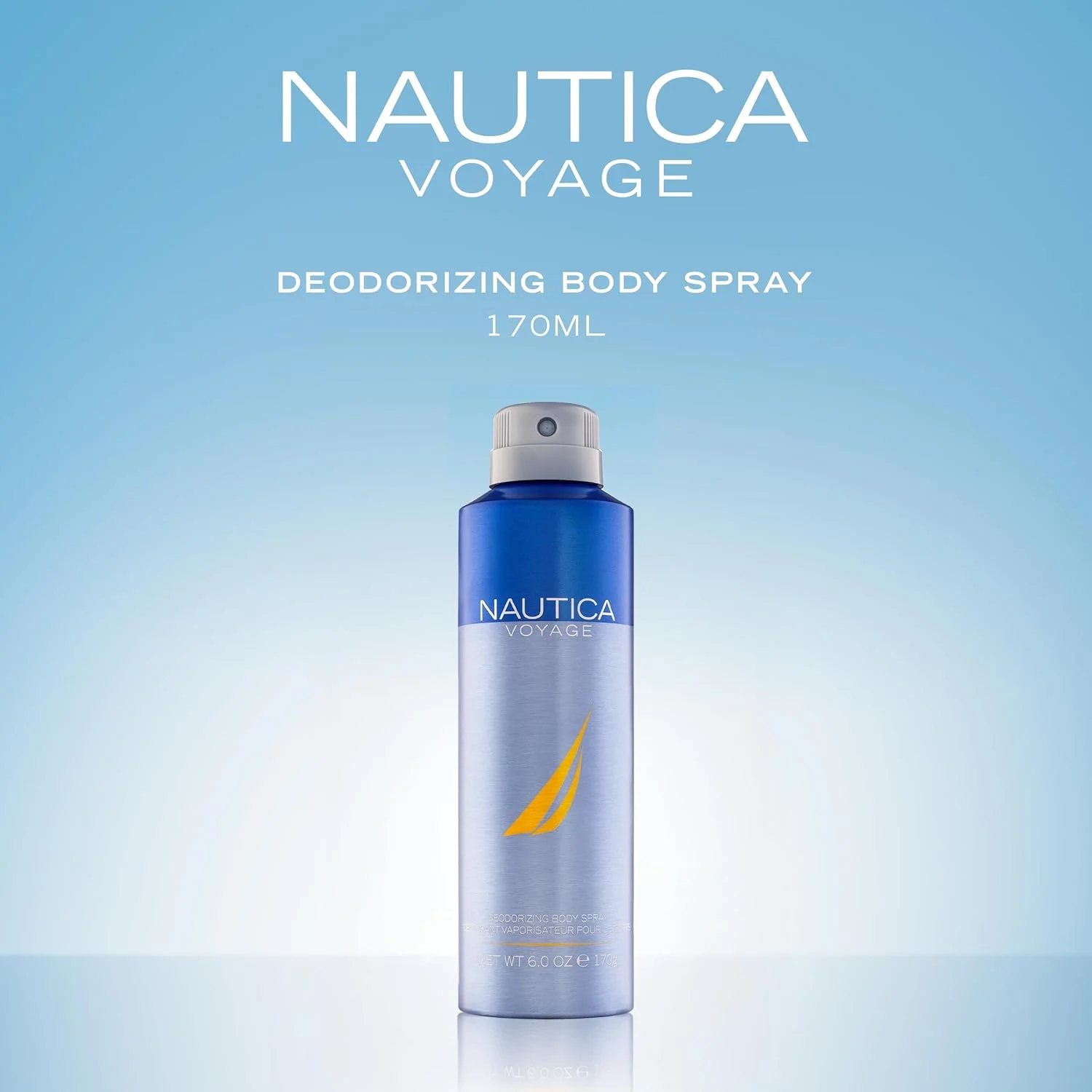 اسپری بدن مردانه ناتیکا وویج با رایحه سیب، چوب سدر و گل ابریشم، 177 میلی لیتر