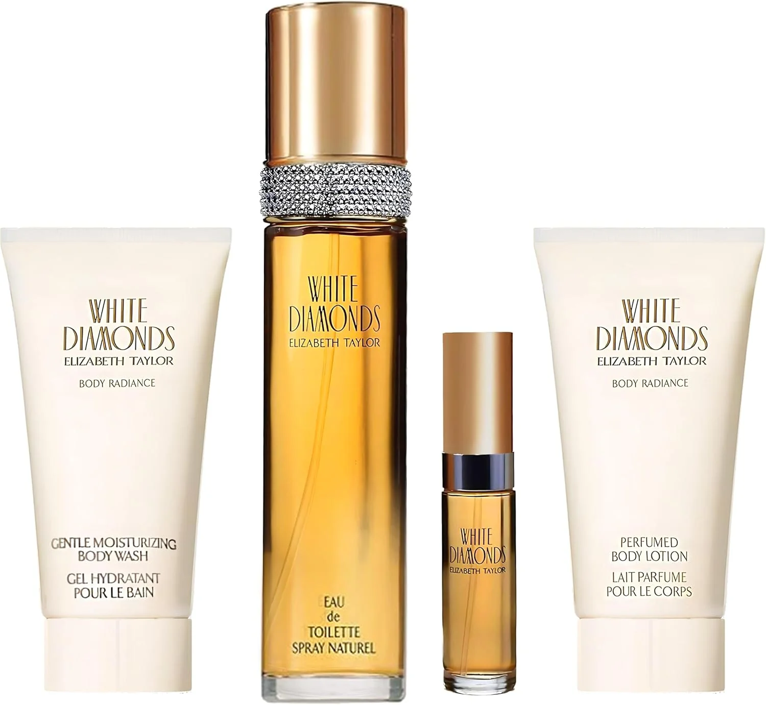 مجموعه 4 عددی عطر و ادکلن وایت دایموندز الیزابت تیلور زنانه