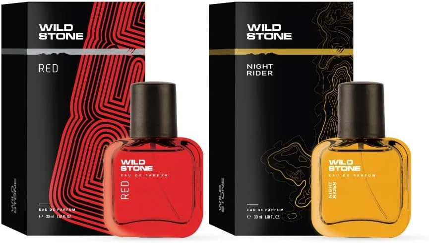 ادکلن مردانه وایلد استون نایت رایدر و رد با ماندگاری طولانی، بسته 2 عددی (هر کدام 30 میلی لیتر) | ادکلن مردانه