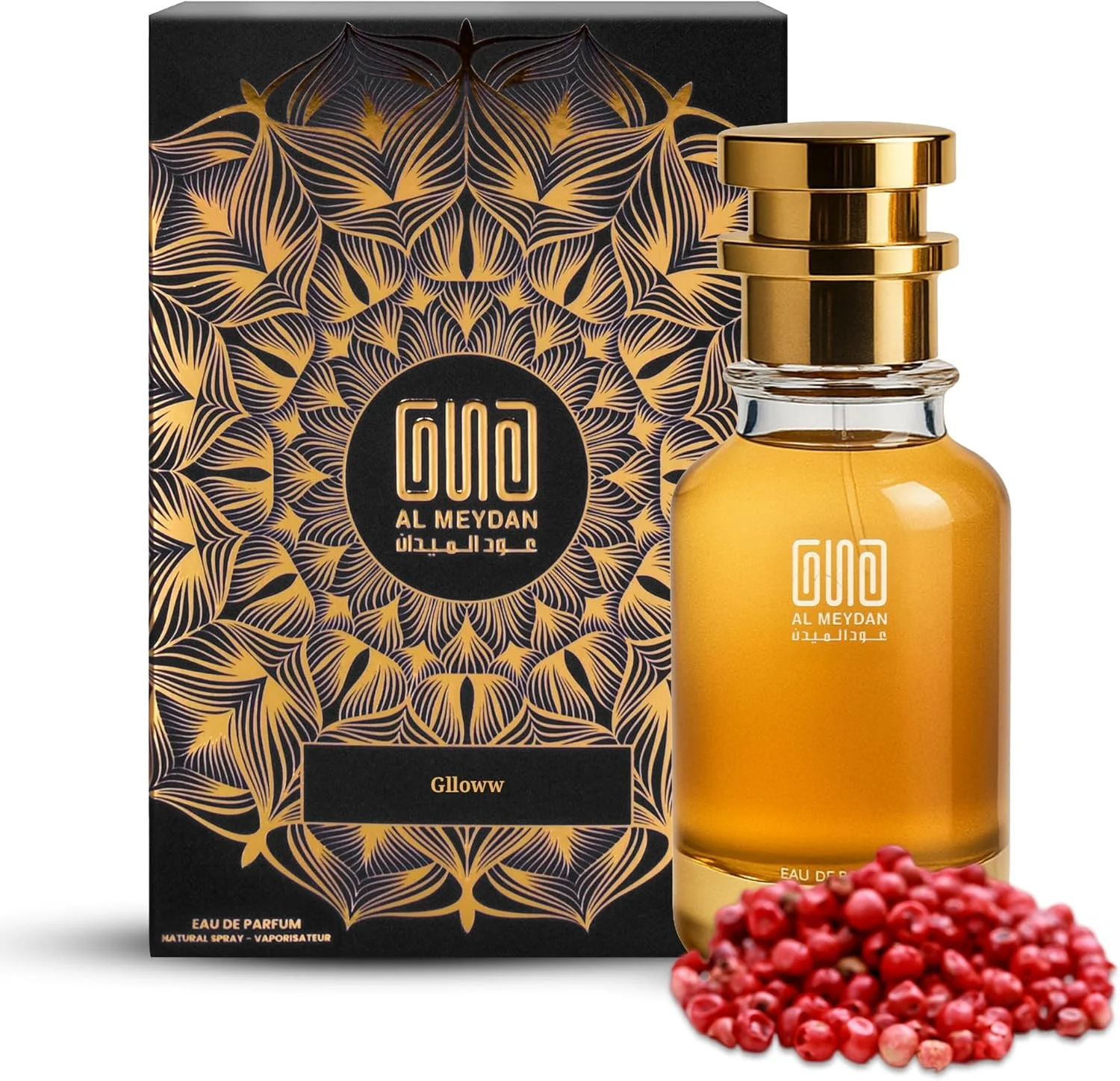 عطر روغنی – الهام گرفته از Glloww. بدون الکل، رایحه ای ماندگار و یونیسکس با وانیل، کهربا، بخور. رایحه ای گرم، دودی و ادویه ای ملایم برای آقایان و بانوان. (30 میلی لیتر)