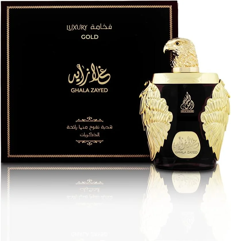 ادکلن مردانه غلا زاید لاکچری گلد - ۱۰۰ میلی لیتر | عطر لوکس با رایحه آناناس، ترنج، مشک و وانیل از Ard Al Khaleej