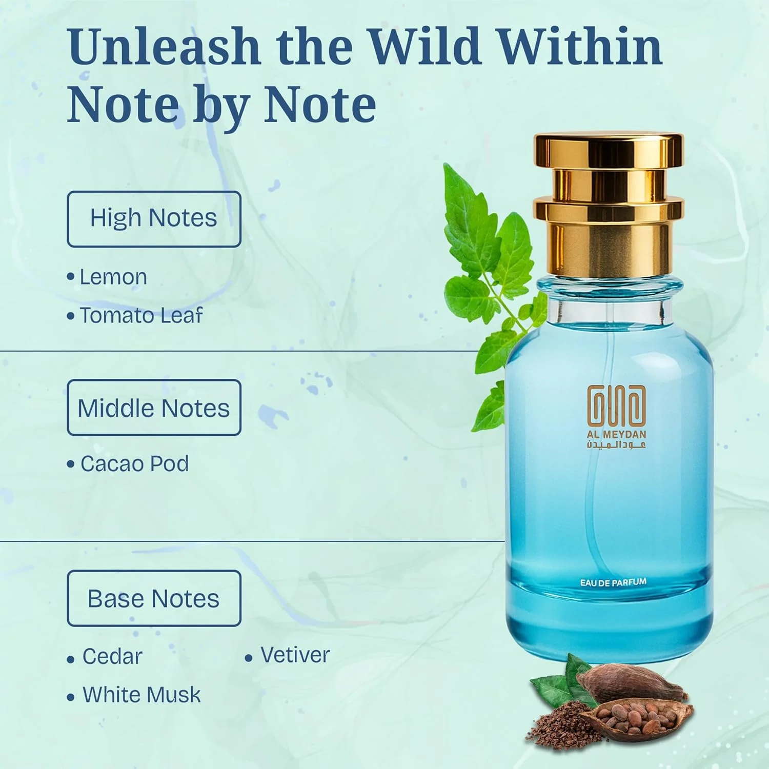 عطر روغنی مردانه – مشابه رایحه سی کی این تو یو – عطر روغنی مرکباتی و چوبی بدون الکل با رایحه لیمو، کاکائو و مشک – ماندگاری طولانی 10-12 ساعت (80 میلی لیتر)