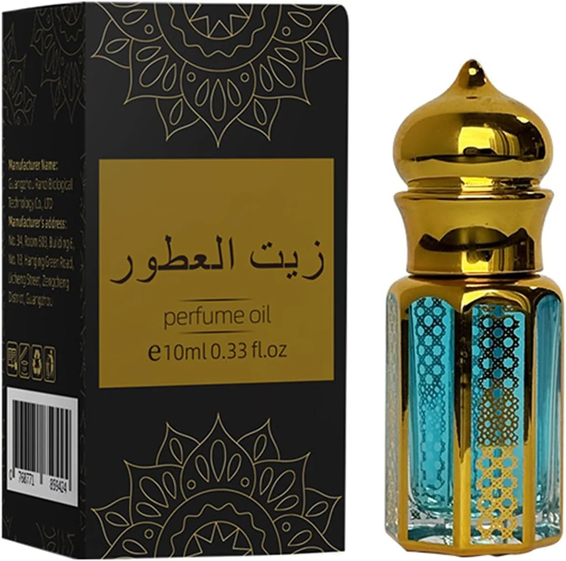 روغن عطر چوبی مصری رولی 10 میلی لیتر - بدون الکل، رایحه وانیل و چوب صندل ماندگار با مشک و عنبر سائل - قابل حمل برای مچ دست و نقاط نبض - رایحه گرم و چوبی برای آقایان و بانوان