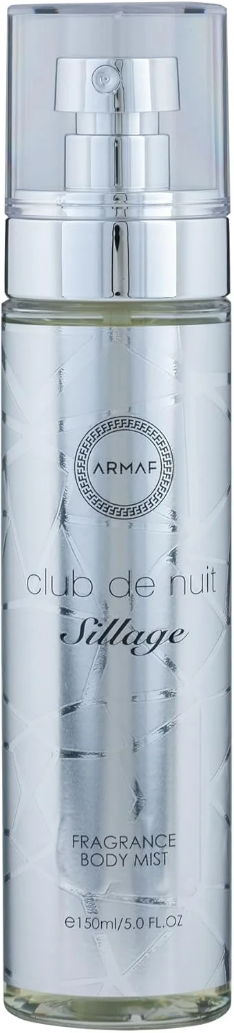 اسپری بدن مردانه آرماف کلاب د نایت سیلاج 150 میلی لیتر نقره ای، اسپری بدن، بادی میست