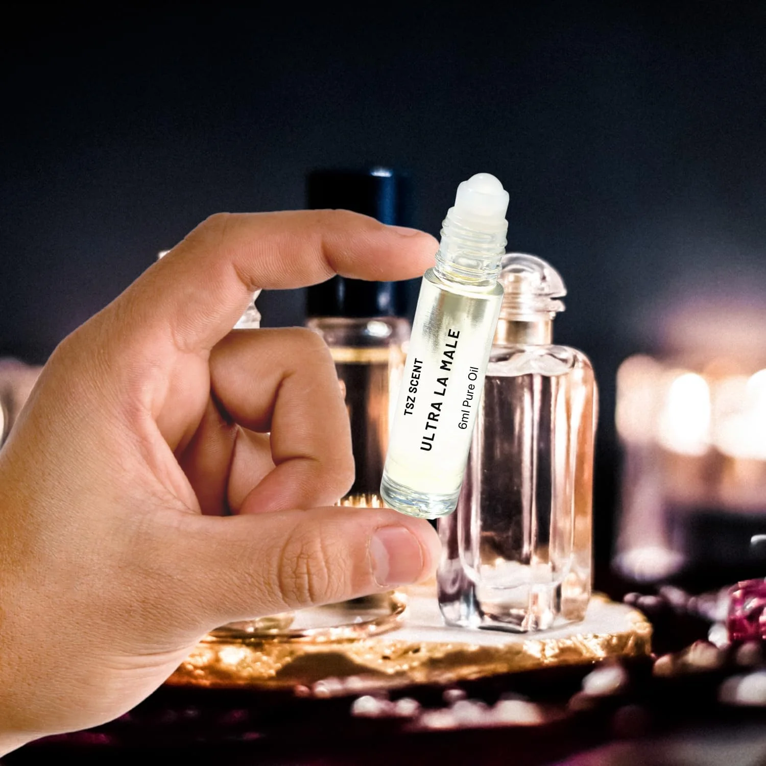 روغن عطر مردانه رولی تی اس زد سنت الترا لا میل سی پی او 6 میلی لیتر، سایز مسافرتی، جیبی، روغن عطر غلیظ