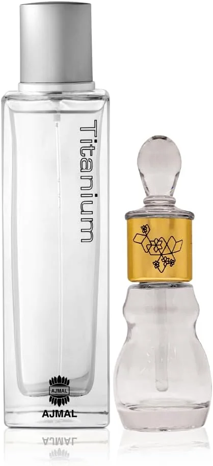 عطر اجمل تیتانیوم و روغن مشک ابریشم 12 گرم - ترکیبی از رایحه ای ظریف
