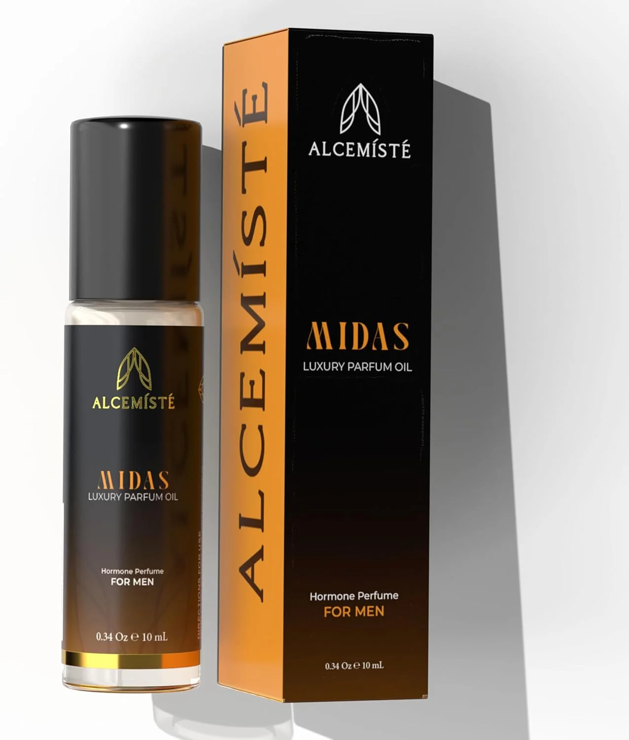 ادکلن مردانه غلیظ - ادکلن مردانه ماندگار - عطر رولی روغنی خالص با فرمول سایز مسافرتی - رایحه خام، جسورانه و طلایی - 10 میلی لیتر