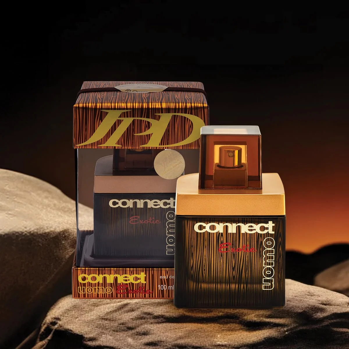 ادکلن مردانه اگزوتیک Connect Uomo از ژان پل دوپونت 100 میلی لیتر | عطر میوه ای، عود، کهربا و مشک | هدیه لوکس ماندگار برای مردان