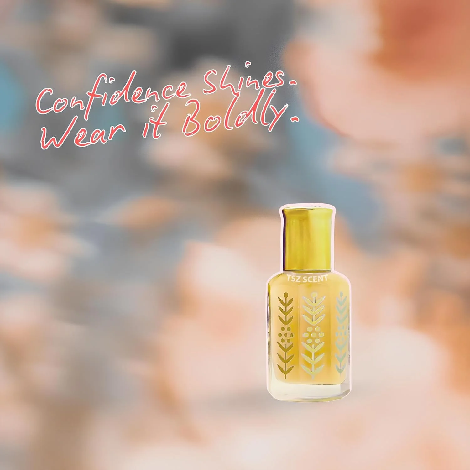 عطر روغن عود زعفران تی اس زد سنت برای آقایان و بانوان، عطر ماندگار، رایحه خالص و غلیظ بدون الکل 12 میلی لیتر