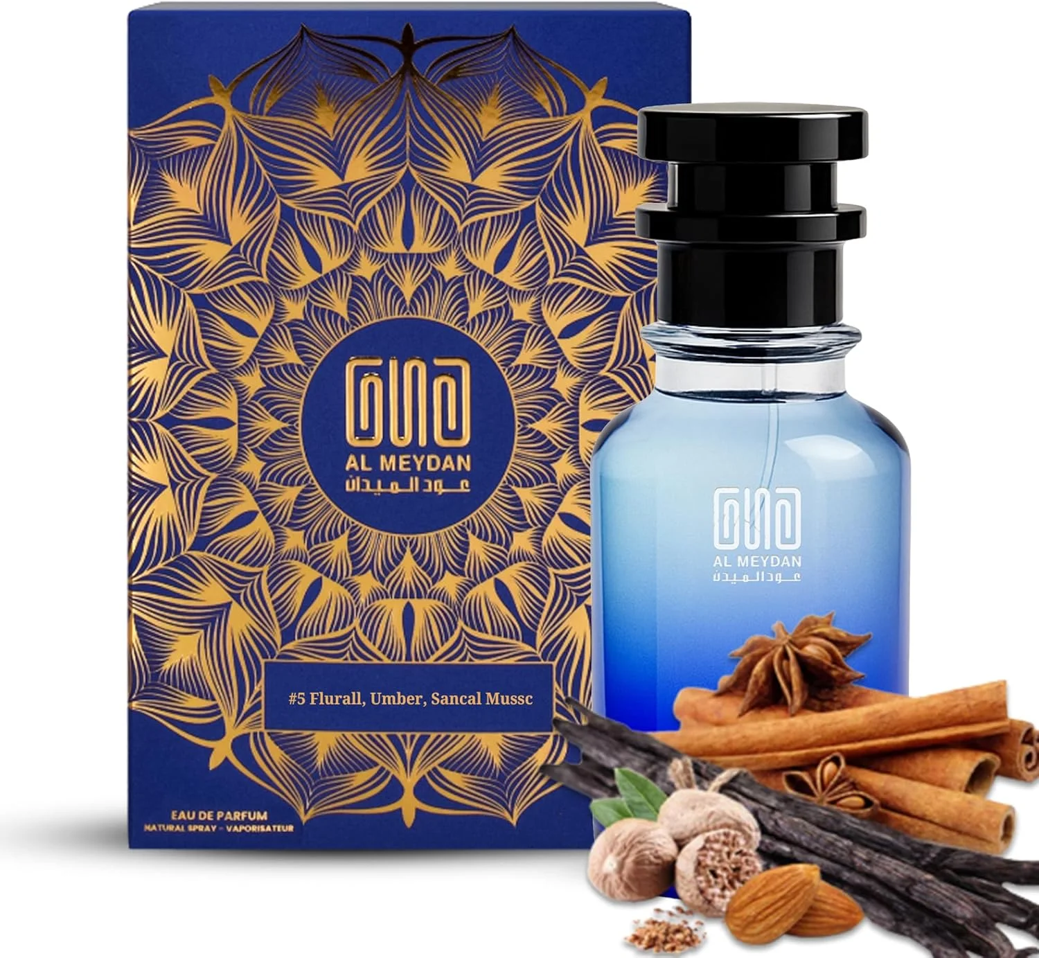 عطر روغنی زنانه و مردانه - رایحه ای از 5 گل، عنبر و مشک - عطر گلی غنی با مشک و وانیل - ماندگاری طولانی، عطر بدون الکل (30 میلی لیتر)