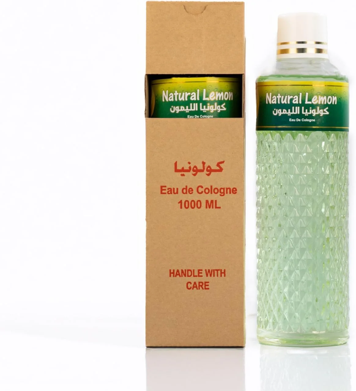 ادکلن طبیعی لیمو از زهرة الاقصی | رایحه مرکباتی احیا کننده برای استفاده روزانه (۱۰۰۰ میلی لیتر)