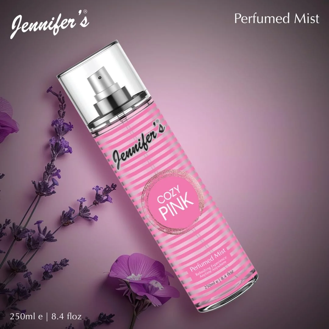 اسپری خوشبو کننده بدن صورتی ملایم جنیفر ۲۵۰ میلی لیتر - تجربه ای با طراوت در هر زمان و هر مکان