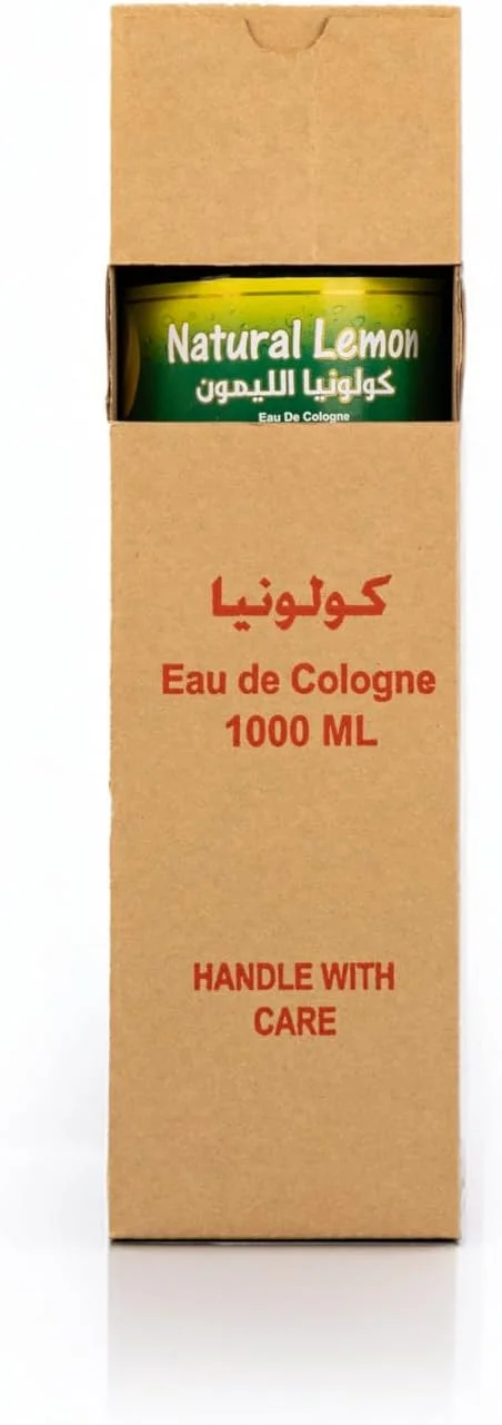 ادکلن طبیعی لیمو از زهرة الاقصی | رایحه مرکباتی احیا کننده برای استفاده روزانه (۱۰۰۰ میلی لیتر)