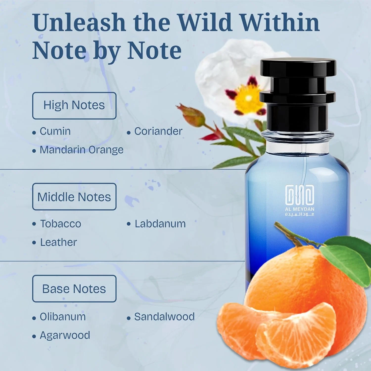 عطر روغنی زنانه و مردانه – رایحه ای از توبوکو مندیرین – عطر بدون الکل یونیسکس با عود، تنباکو، چرم و ماندارین – رایحه مرکباتی دودی ماندگار (30 میلی لیتر)