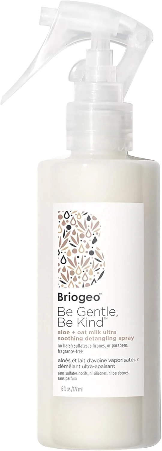 اسپری باز کننده گره مو فوق العاده ملایم آلوئه ورا و شیر جو دوسر بریوجیو - بدون عطر، ضد حساسیت و تایید شده توسط متخصص پوست. 177 میلی لیتر.