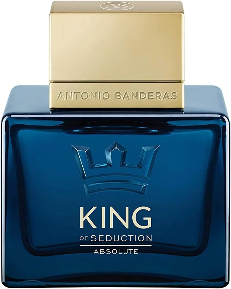 عطر آنتونیو باندراس - King of Seduction Absolute - ادو تویلت مردانه - ماندگاری طولانی - رایحه ای تازه، مردانه و شیک - نت های چوبی و خزه ای - ایده آل برای استفاده روزانه - 50 میلی لیتر