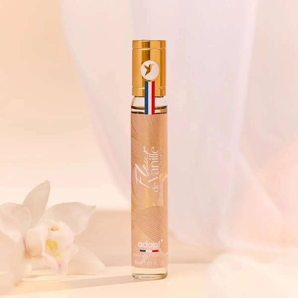 ادکلن زنانه فلور د وانیلا ادوپرفیوم 30 میلی لیتر، رایحه ملایم وانیل، وانیل ماداگاسکار، نارنگی، ارکیده - نرم، گرم، شیرین، زنانه، ظریف، گلی، ادوپت: عطر زنانه