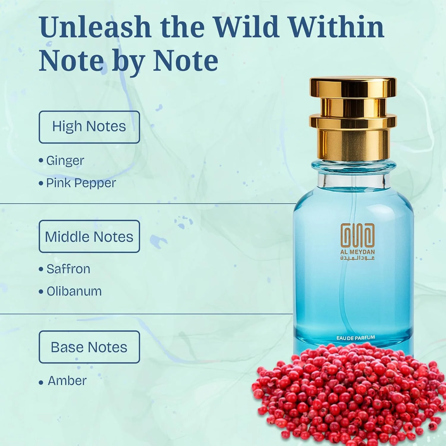 عطر روغنی مردانه – رایحه ای از لی گیمی امبریو – عطر روغنی کهربایی تند با اولیبانوم، زعفران و زنجبیل – رایحه شرقی ماندگار و بدون الکل (200 میلی لیتر)