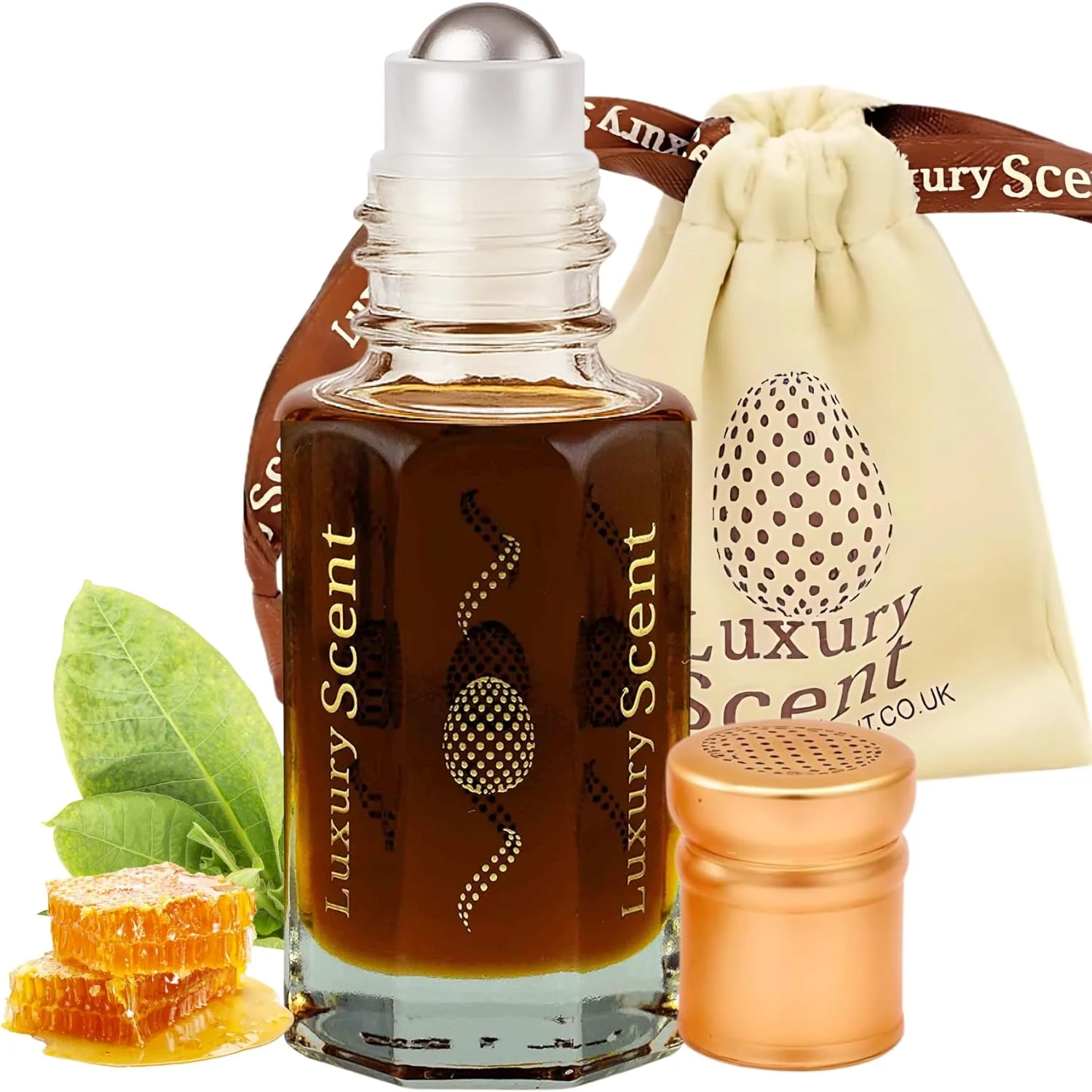 روغن عطر کامبودی سیگار، رایحه غنی دودی، عودی، عسلی و تنباکویی 3 میلی لیتری، عطر ممتاز унисекс از لاکچری سنت