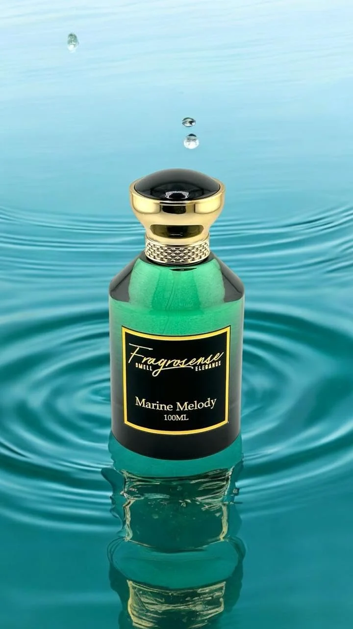 ادکلن مردانه ملودی دریا – رایحه مرکباتی دریایی ماندگار با نت های چوبی و تازه – اسپری عطر لوکس 100 میلی لیتری